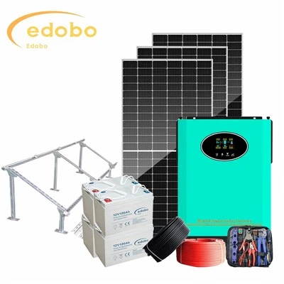Conjunto grande de sistema solar fuera de la red de 20 kW