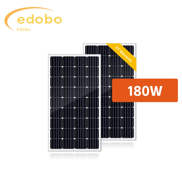 Paneles fotovoltaicos monocristalinos de 180w
