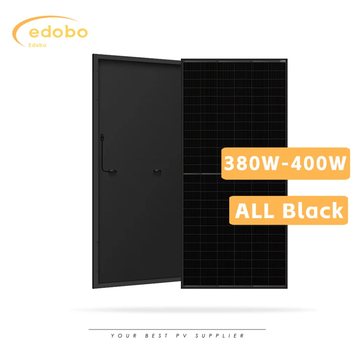Paneles fotovoltaicos solares negros de 400w