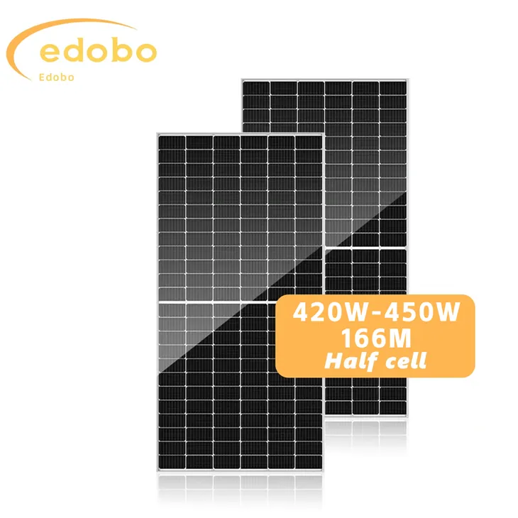 Módulo fotovoltaico monocristalino de 450w