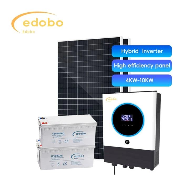 Inversor híbrido de 4 kW y 10 kW con carga de batería solar