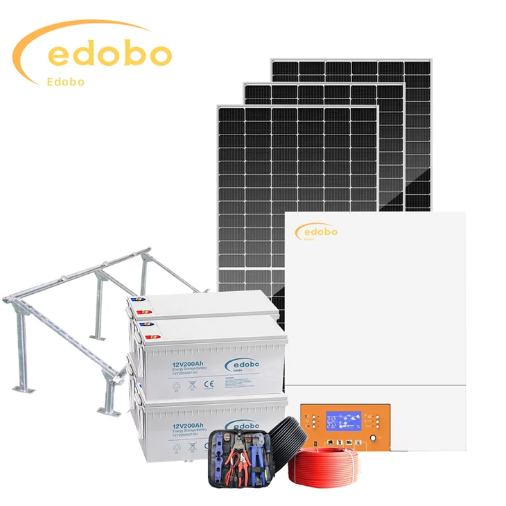 Sistema solar de 8kw con baterías