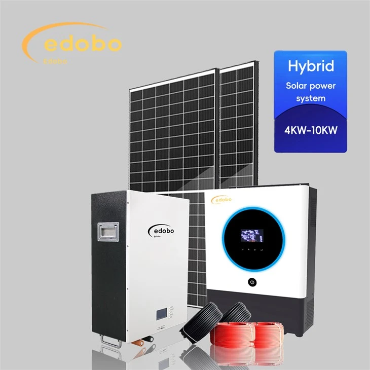 Sistema de energía solar híbrido de 6 kW