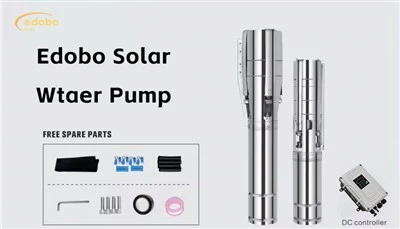 Bomba de agua solar de pozo profundo de 1,5 hp para la granja