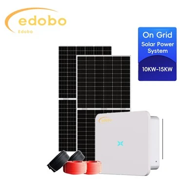 Sistema de energía solar autónomo de 10 kW conectado a la red