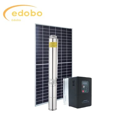 Bomba de pozo con energía solar de 3 pulgadas