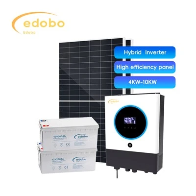 Inversor híbrido de 4 kW y 10 kW con carga de batería solar