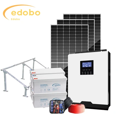 Sistema solar híbrido personalizado para uso doméstico