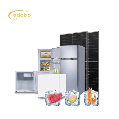 Refrigerador con energía solar DC con gran capacidad para uso doméstico