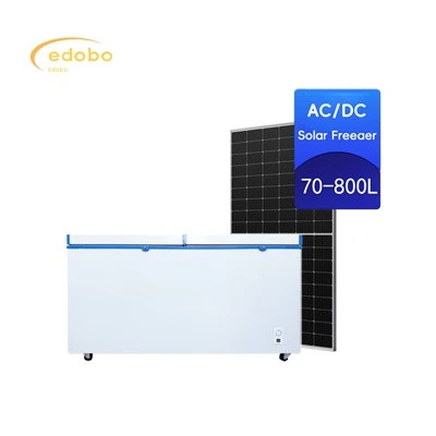 Refrigerador solar ahorro de energía del congelador de AC/DC para uso doméstico