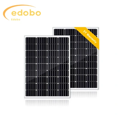 Pequeños paneles solares de 130W de uso propio