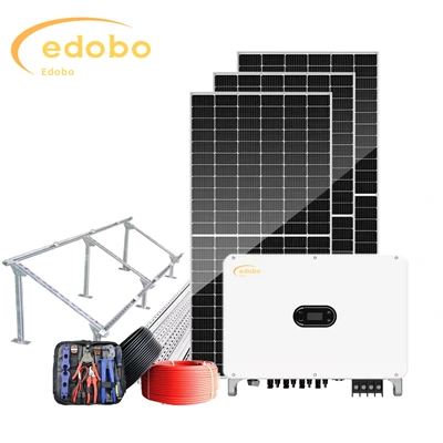 Sistema de energía solar de 6kw conectado a la red