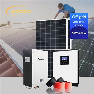 Sistema de energía solar con generador fotovoltaico con batería