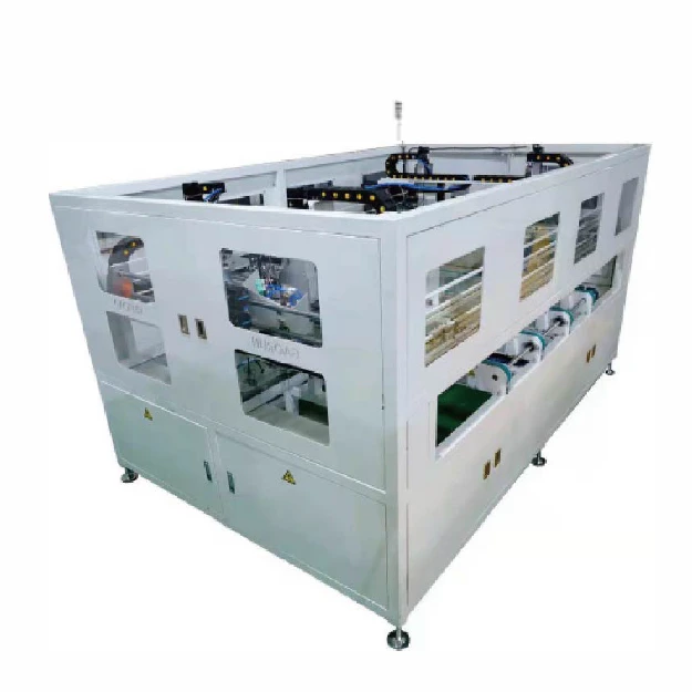 Máquina roscadora automática de producción de paneles solares