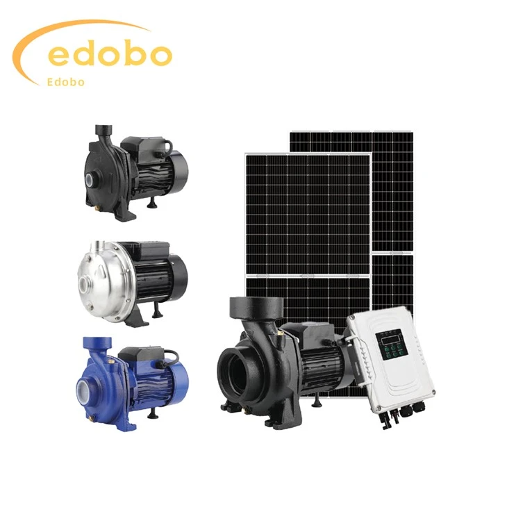 Bomba de estanque con energía solar